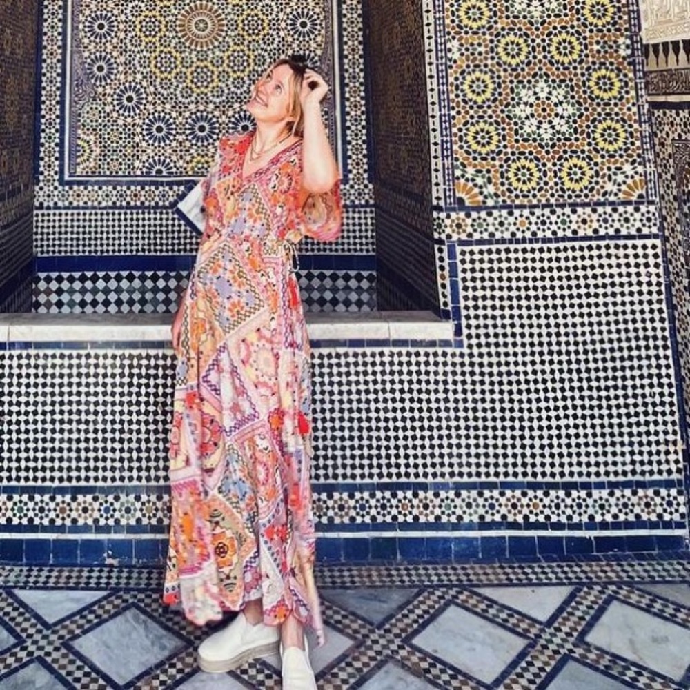 Johnny Was Silk Thalia Maxi Dress